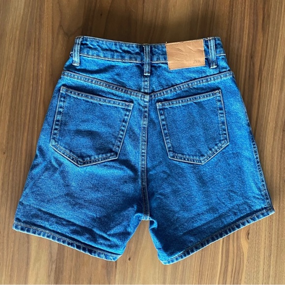 ZARA - Blue denim shorts - Picture 8 of 8
